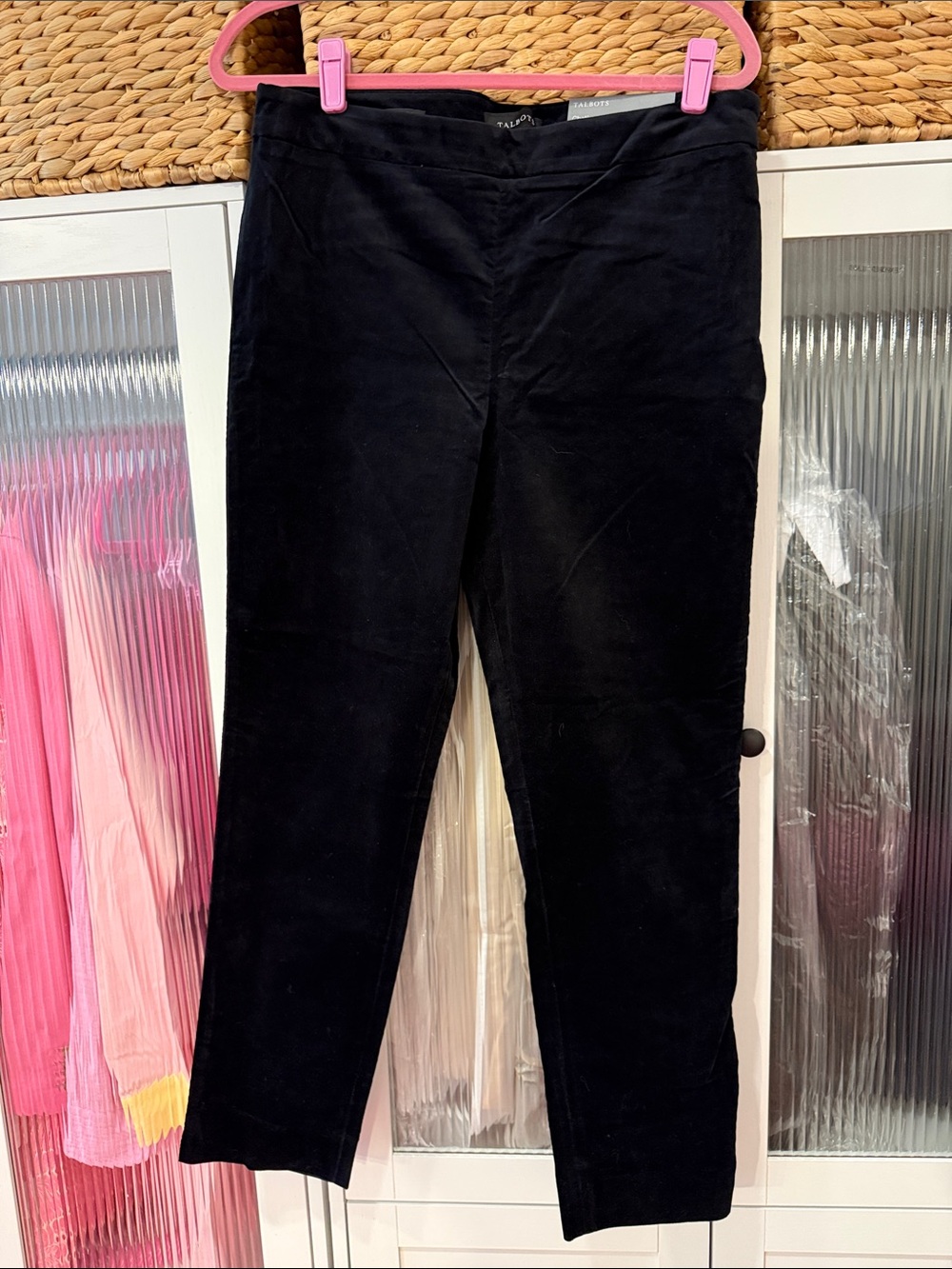 Talbots Black Corduroy Leggings